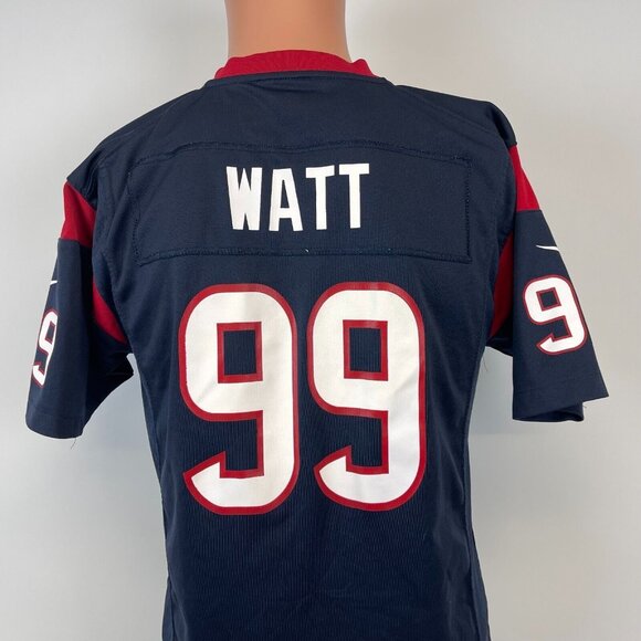 Nike JJ Watt Houston Texans Game Jersey NFL Football Blue Youth